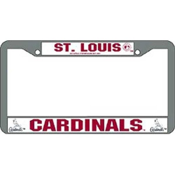 Cisco Independent St. Louis Cardinals License Plate Frame Chrome 9474610735